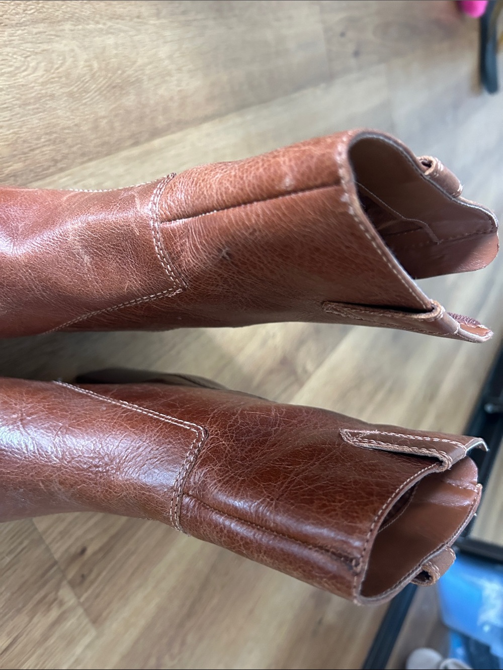 Vince Camuto Brown Leather Ankle Boots - Picture 10 of 10